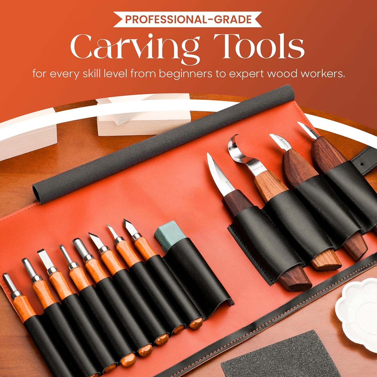 All-in-One Wood Carving kit Included Wood Carving Knife Set