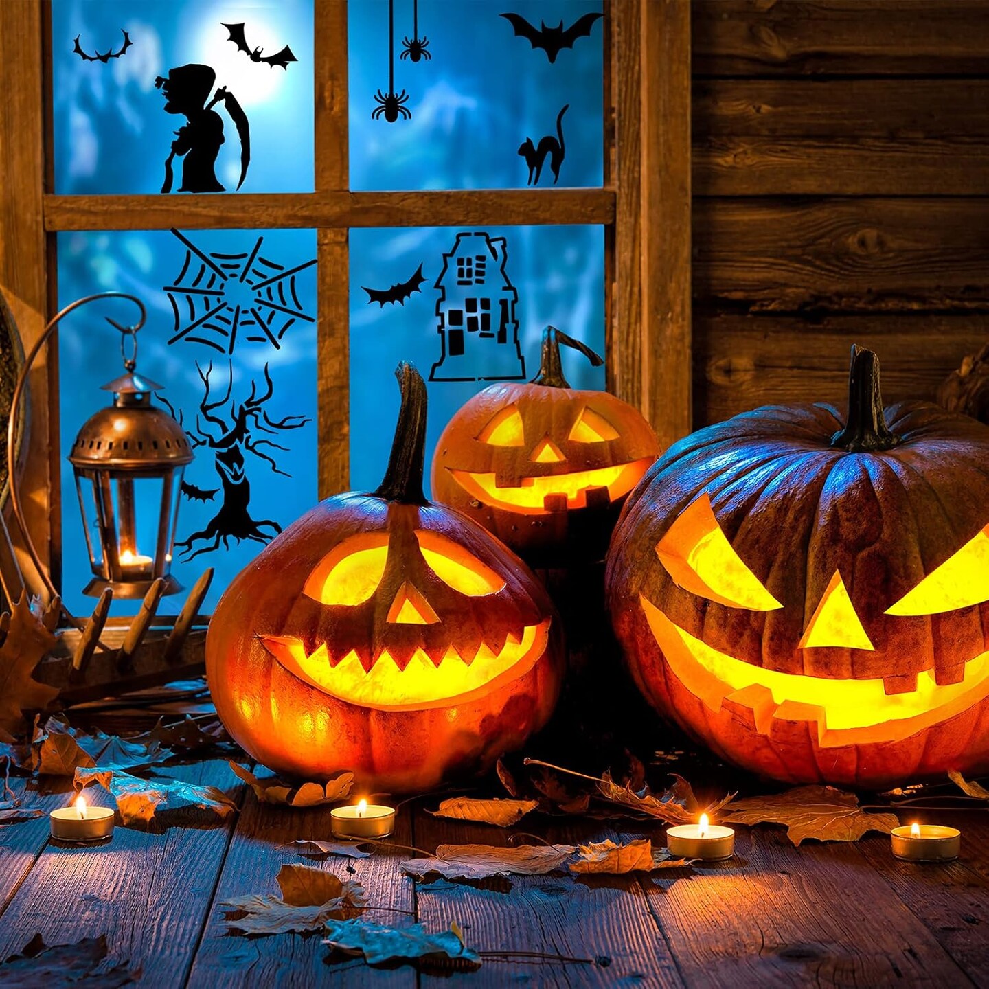 20 Pieces Halloween Painting Stencils - 6 x 6 Inch