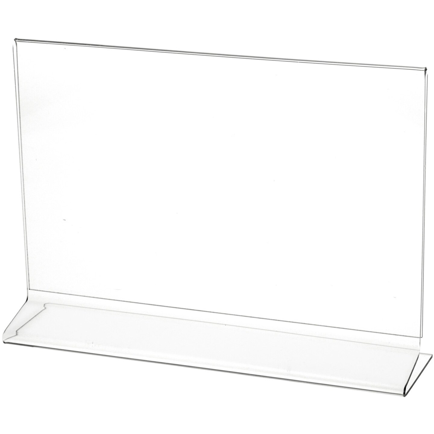 Plymor Clear Acrylic Sign Display / Literature Holder (Side-Load), 11" W x 7" H