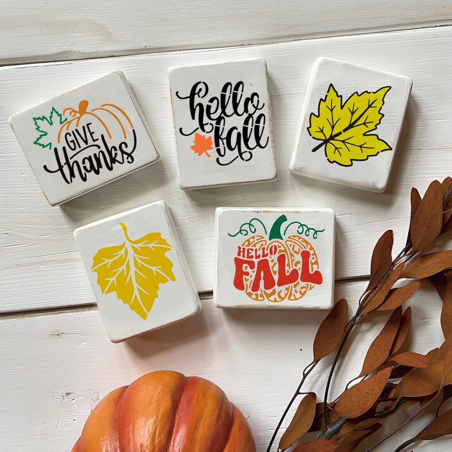 Small Stencils for Painting on Wood Reusable, 3 Inch Reusable Stencil