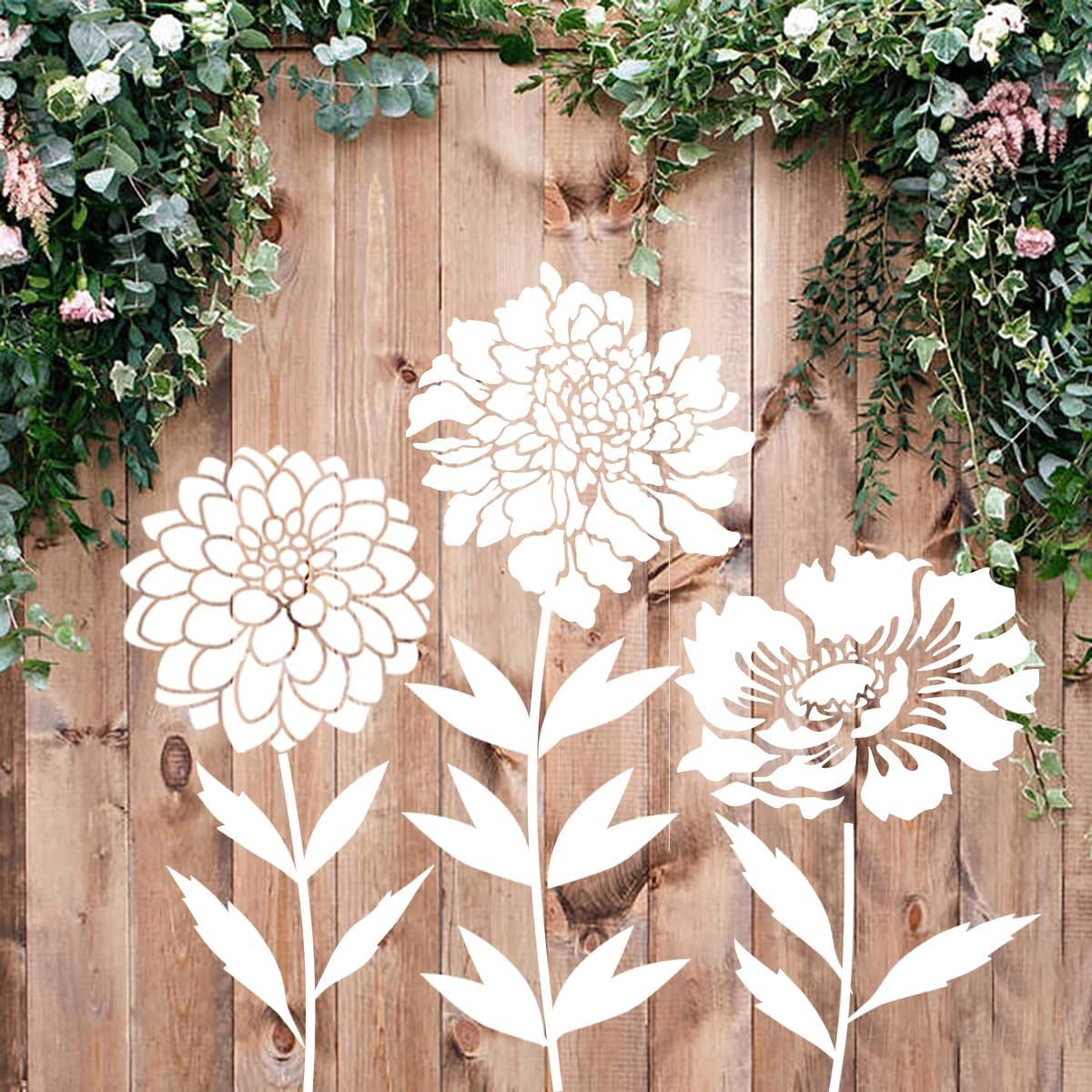 Large Flower Stencils - 14 inch