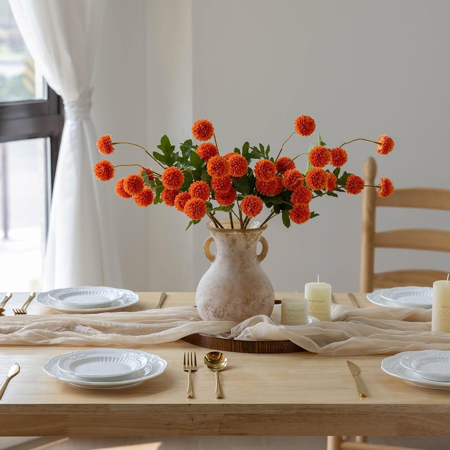 Realistic Floral Decorations for Wedding DIY Bouquet Centerpieces Shower Vase Home Decor