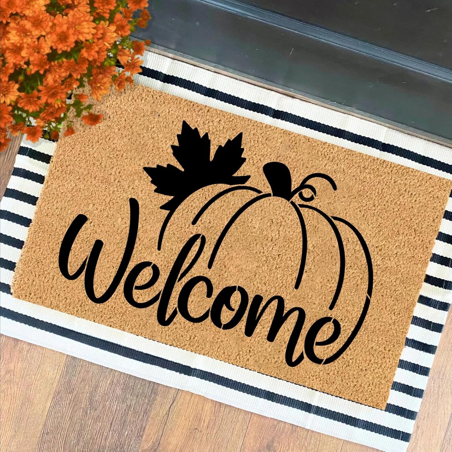 Fall Stencils Welcome Pumpkin Stencil Hey There Pumpkin Fall Stencils
