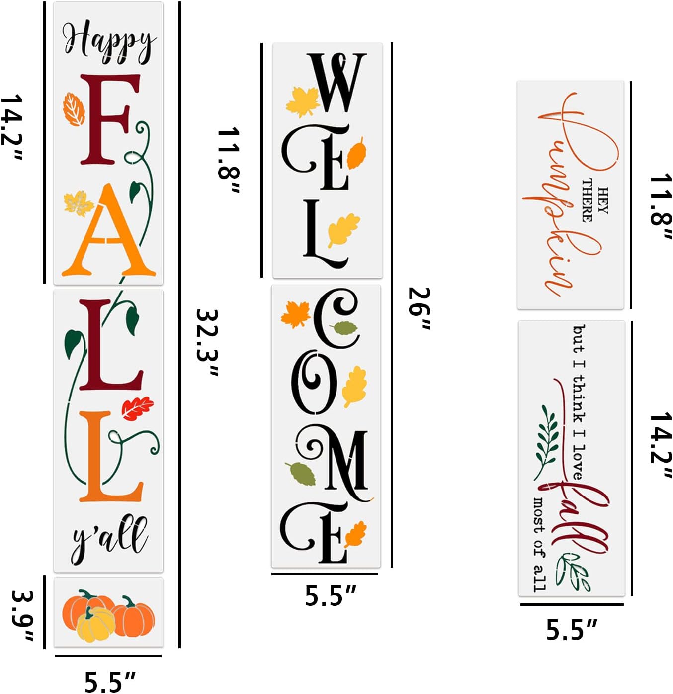 Fall Stencils - Reusable Pumpkin Stencil