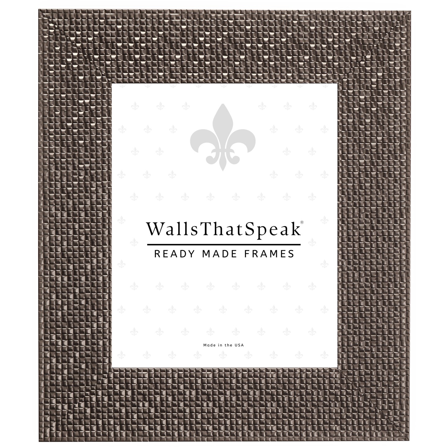 12x16 Picture Frame, Glimmer 2.375 Inch Polystyrene Moulding, Includes Glass and Backing, Wall Display Frame for Art, Posters, or Photos by wallsthatspeak