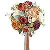 Artificial Flowers Bridal Cascading Bouquets