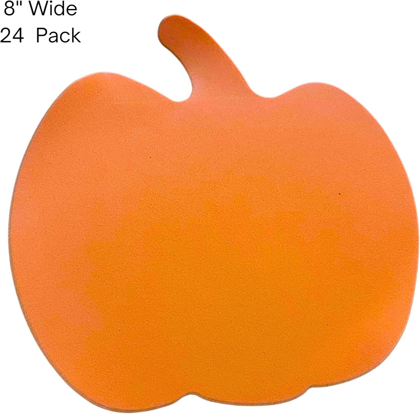 4E&#x27;s Novelty Foam Pumpkins Craft Kit &#x2013; 24 Pack Large 8&#x22; Foam Pumpkin Cutouts for Kids, Bulk Fall Halloween &#x26; Thanksgiving Crafts, Classroom Activities, DIY Pumpkin Decorating Art Supplies