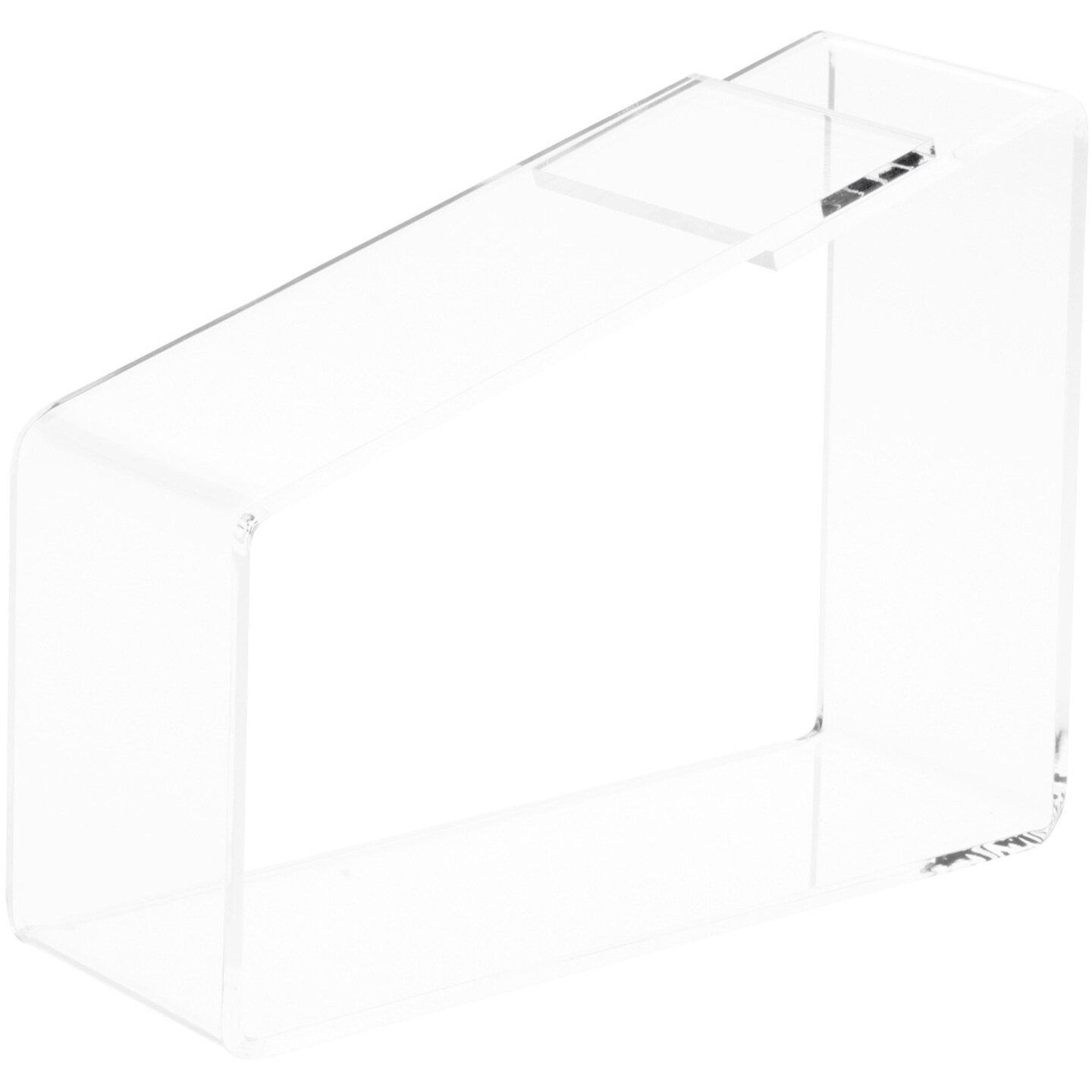 Plymor Clear Acrylic Shoe Display Riser, 3" W x 9" D x 6.5" H