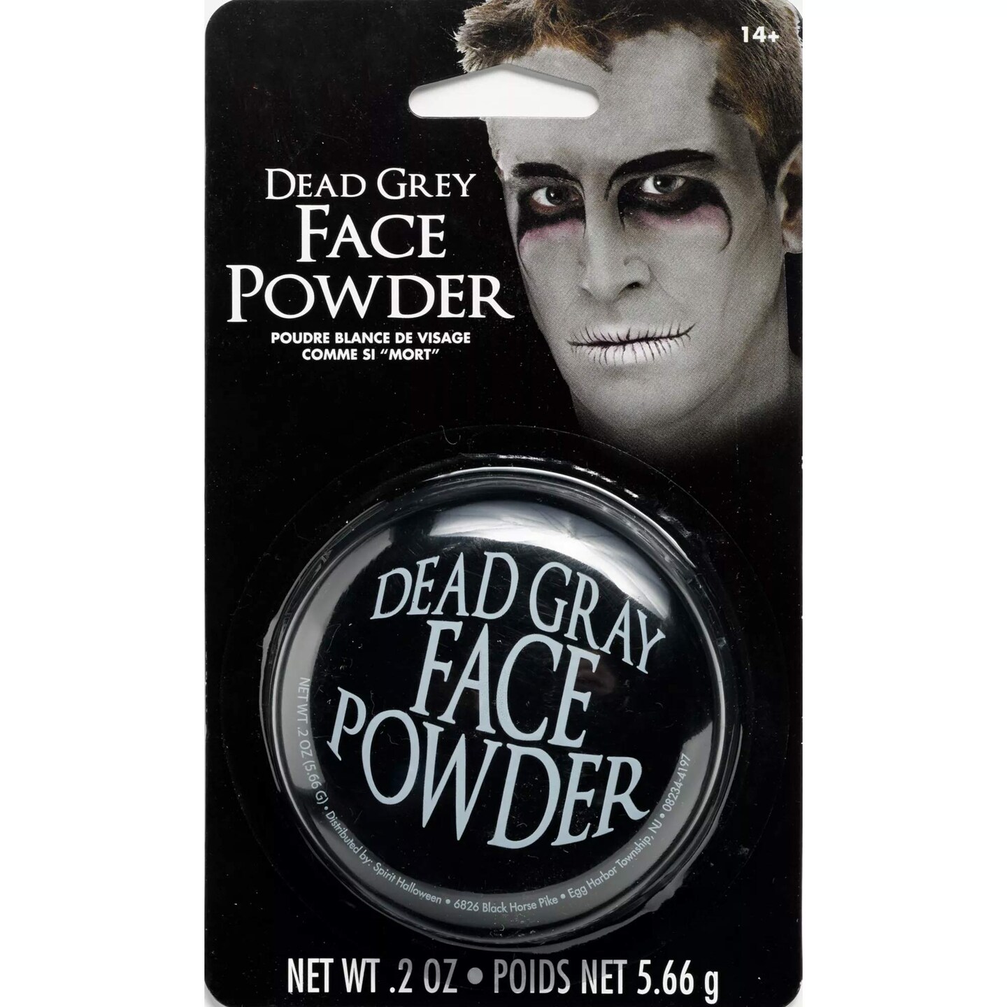 Gray Face Powder Matte Finish Setting Powder for SFX, Cosplay & Theatrical Makeup