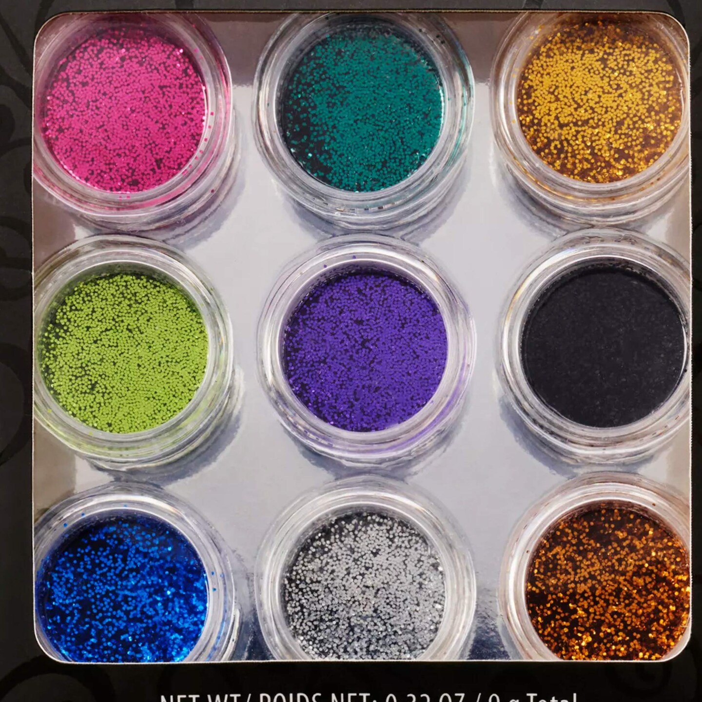 Loose Glitter Kit 9 Pack Cosmetic Glitter Set for Face, Body, Hair & Nail Art