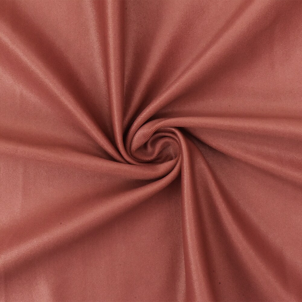Coral Pink Famous Maker Nylon Spandex Satin Tricot Swimwear Knit Fabric By the Yard