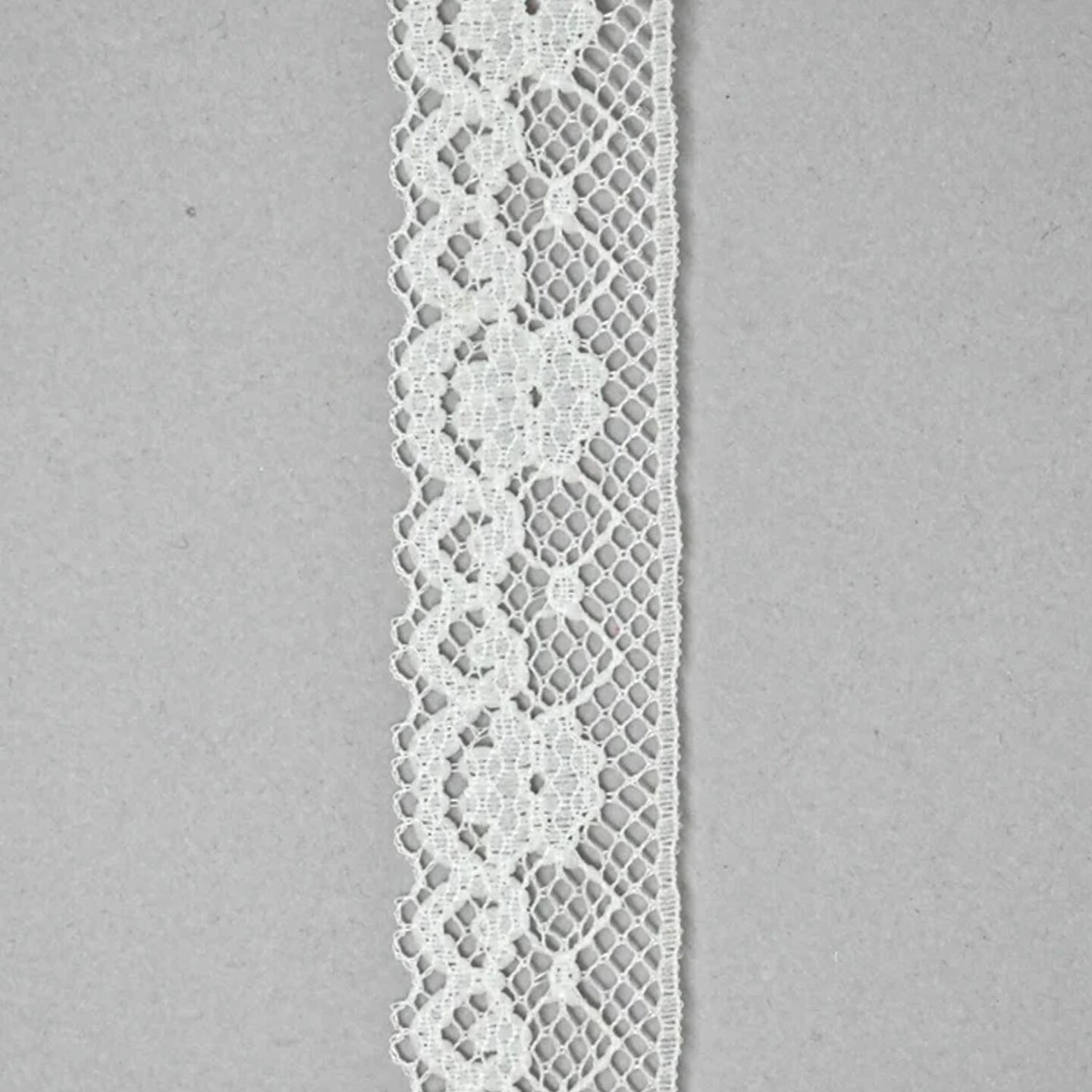 Fancy White Lace Trim Decorative DIY Craft Ribbon 1 inch Width
