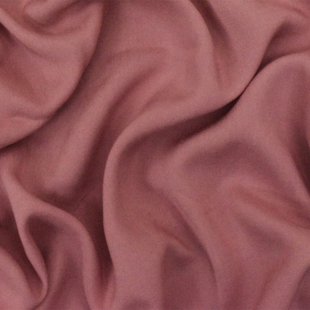Pink Rayon Challis Solid Woven Fabric By the Yard
