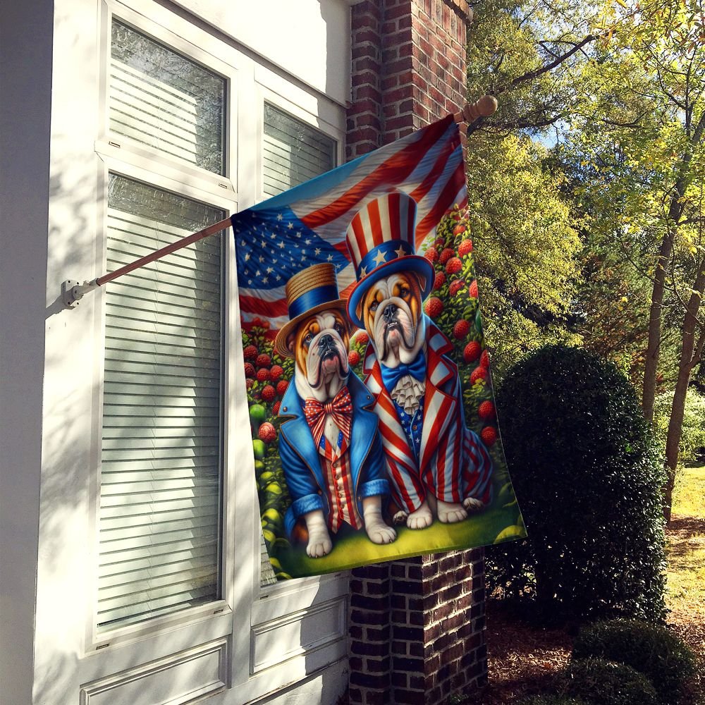 Edge Collections - 28" X 40" - Multicolor - All American English Bulldog Large - 1 Piece
