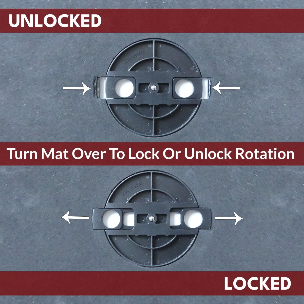 Self-Healing Rotating Cutting Mat | 12 by 12 inches