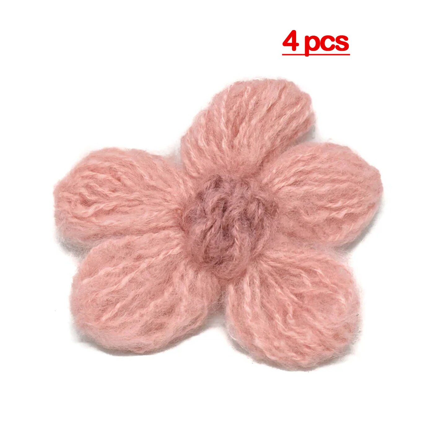 Cotton Flower Piece Assorted Colors for Clothing Bags Crafts Decorations