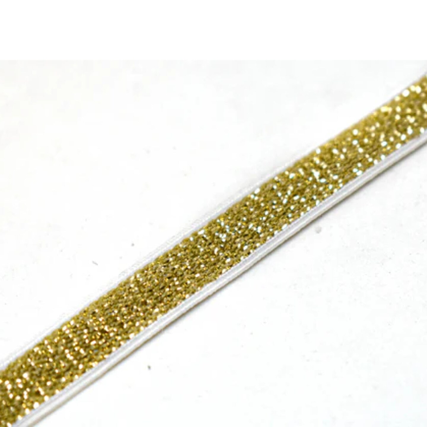 1 Yard Metallic Elastic Trim Sparkle for Clothing Costumes and Craft Projects 3/8 inch Width