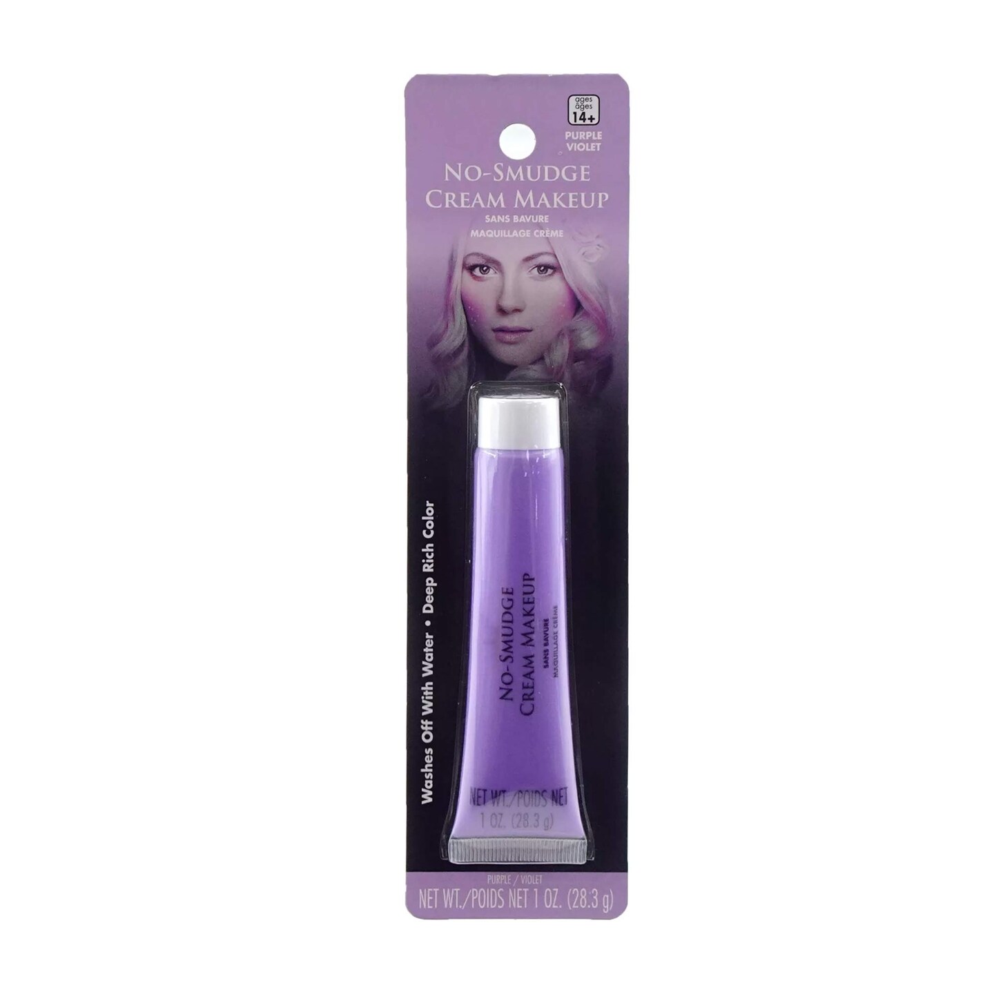 No-Smudge Lavender Cream Makeup Long-Lasting, Smooth 1 oz Face & Body Paint