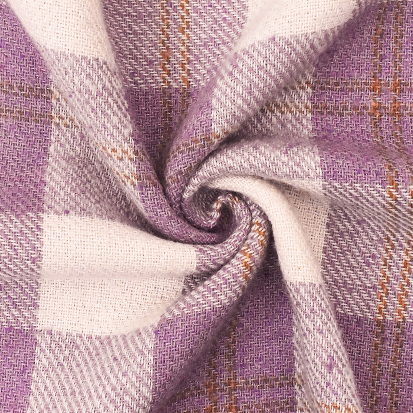 Purple-White-Multi Famous Designer Brushed Woven Jacketing Fabric By the Yard