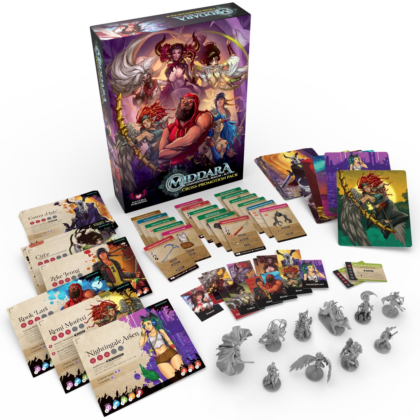 Pvc Rpg Middara: Cross-Promotion Pack - Expansion, 10 New Plastic Miniatures ...