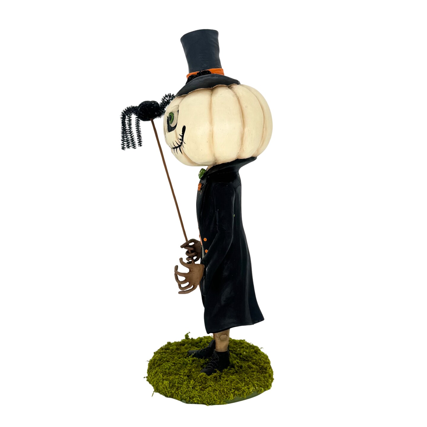 Bethany Lowe Halloween: Mr. Gourdy's Night Out Pumpkin Figurine