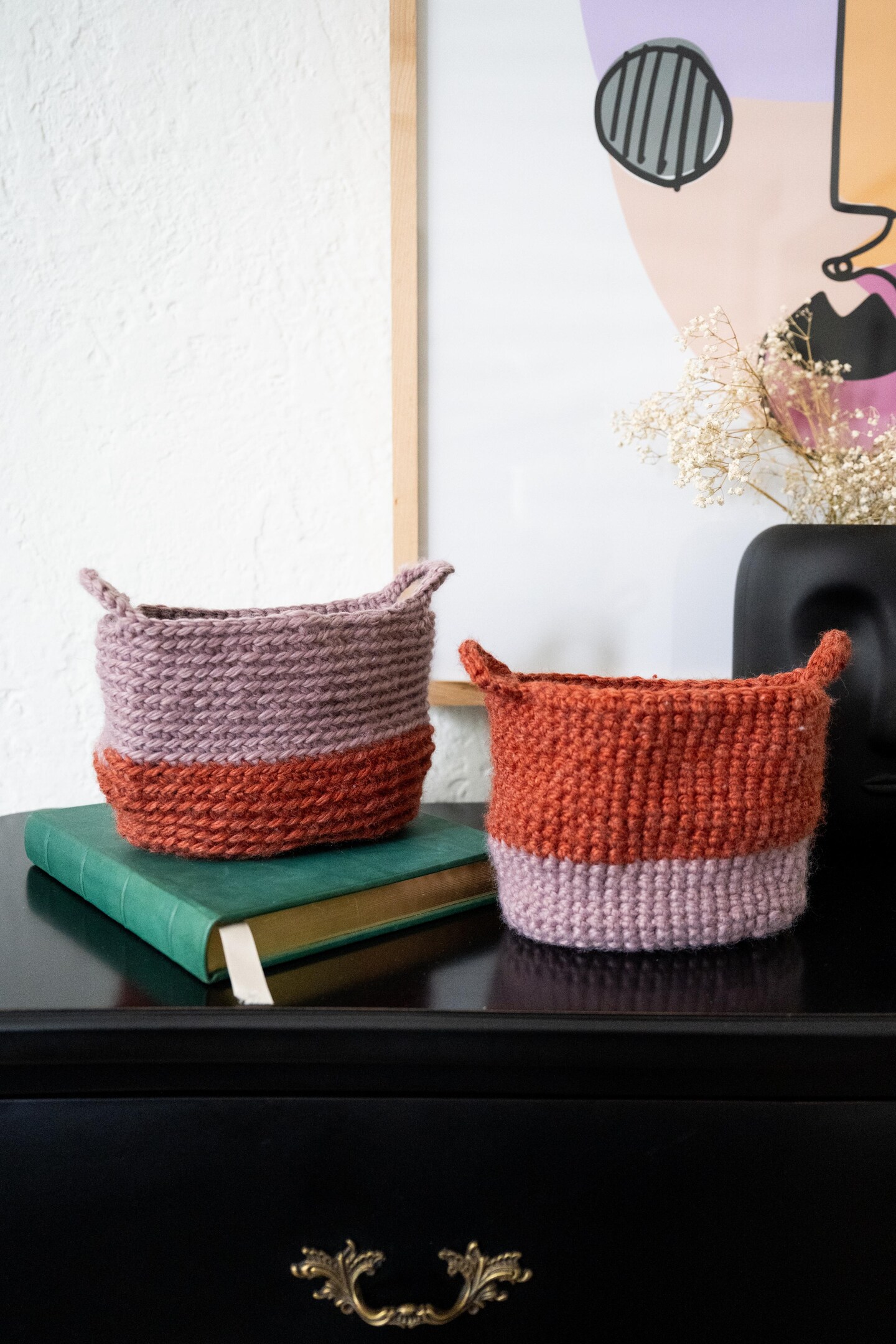 Lion Brand Yarn Re-Spun Thick & Quick Wisteria Super Bulky Recycled Polyester Pink Yarn 12 Pack