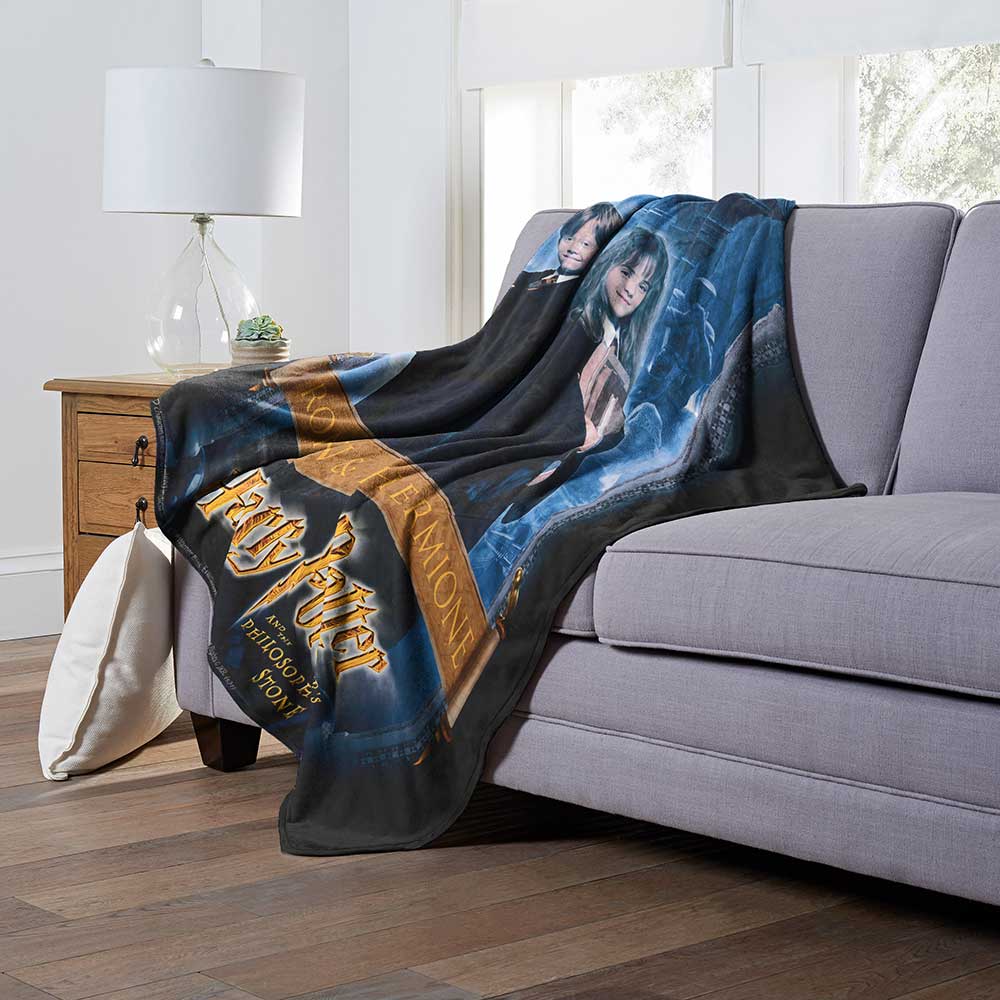 Warner Brothers Harry Potter Philosopher’s Stone Silk Touch Throw Blanket