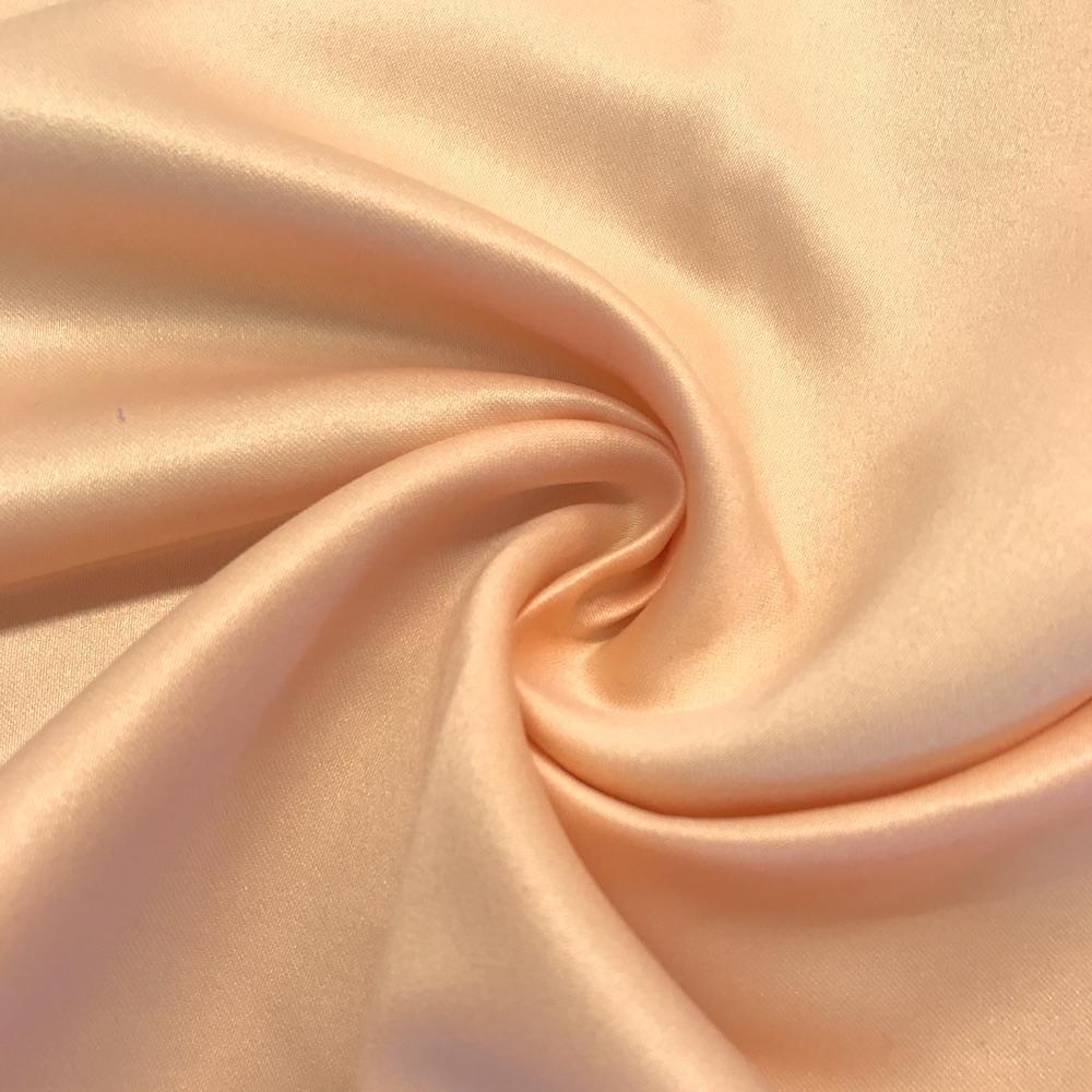 1 Yard Blush Peach Matte Satin Duchess Satin Fabric 58/60″ Wide