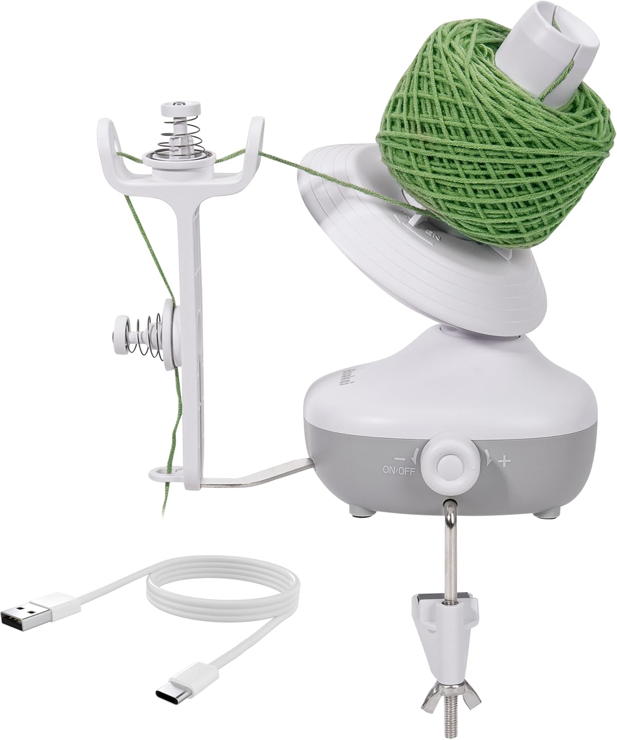 Electric Yarn Ball Winder – Automatic Yarn Cake Winder with Adjustable Speed & Tension