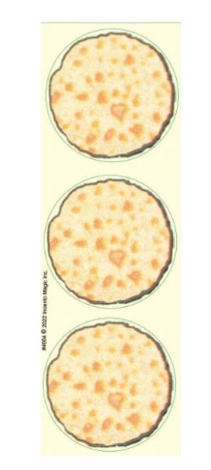 Passover Jumbo Matzah Circle Stickers – 25 Sheets – Large Round Pesach Classroom & Bulletin Board Decorations