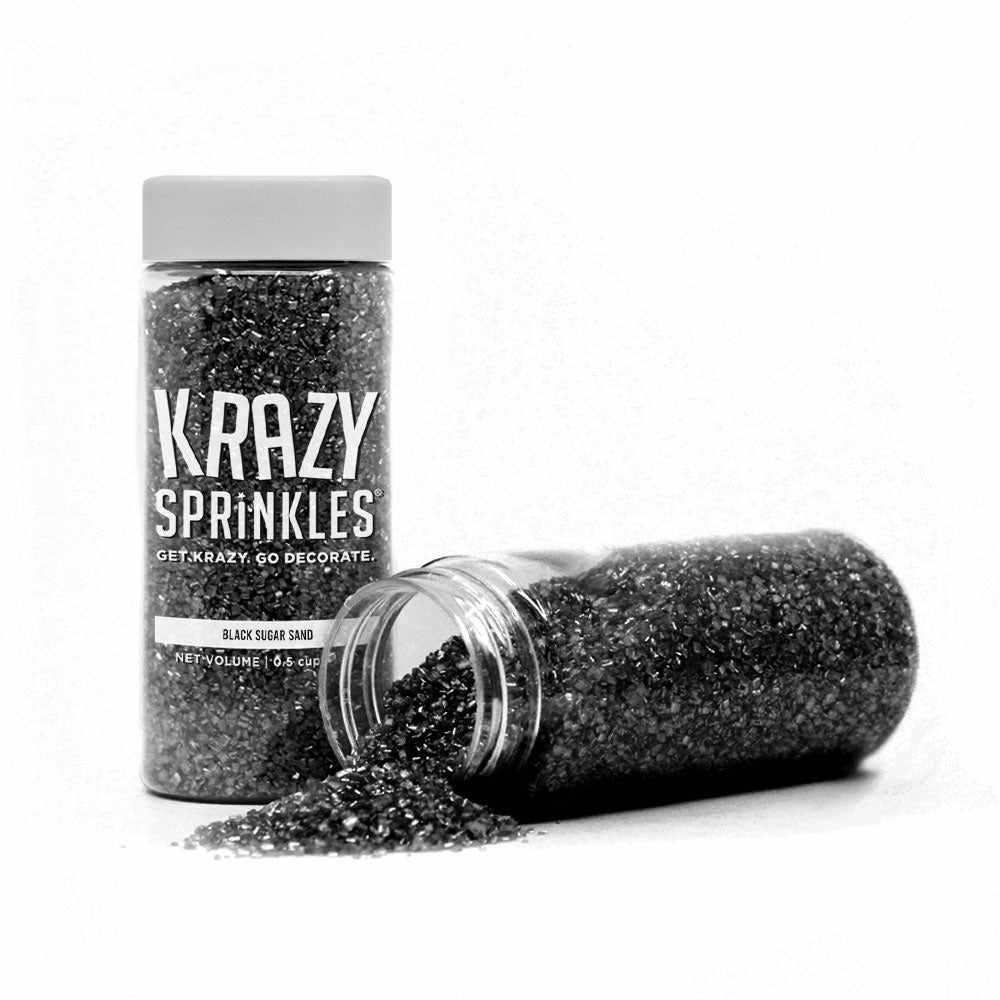 Black Sugar Sand Sprinkles