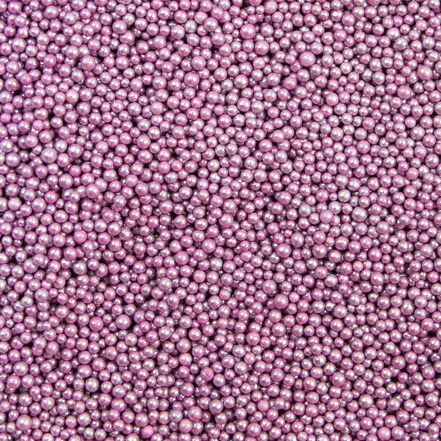 Krazy Sprinkles - Purple Pearl Mini Beads (1/2 Cup, 1x Jar) for Cakes, Ice Cream &#x26; Cookies