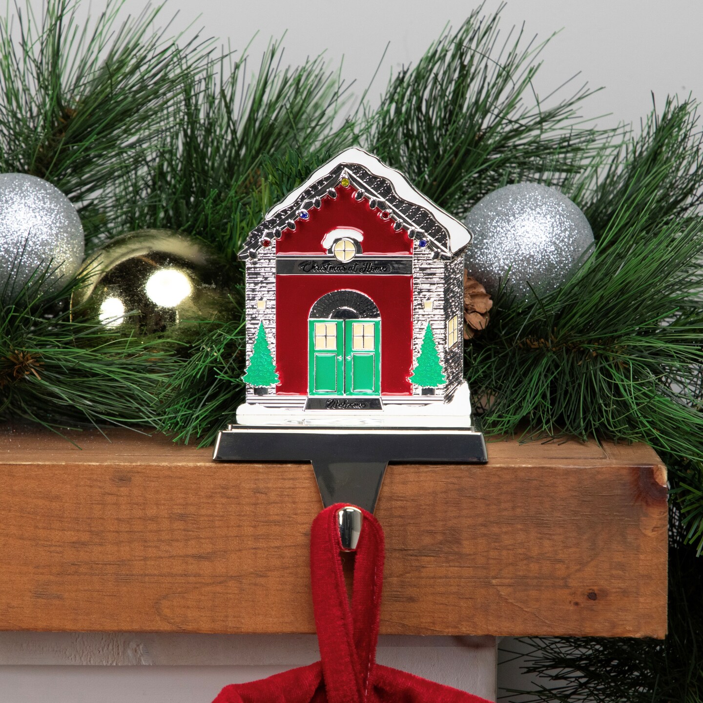 Northlight Welcome Christmas At Home House Stocking Holder - 4.5"