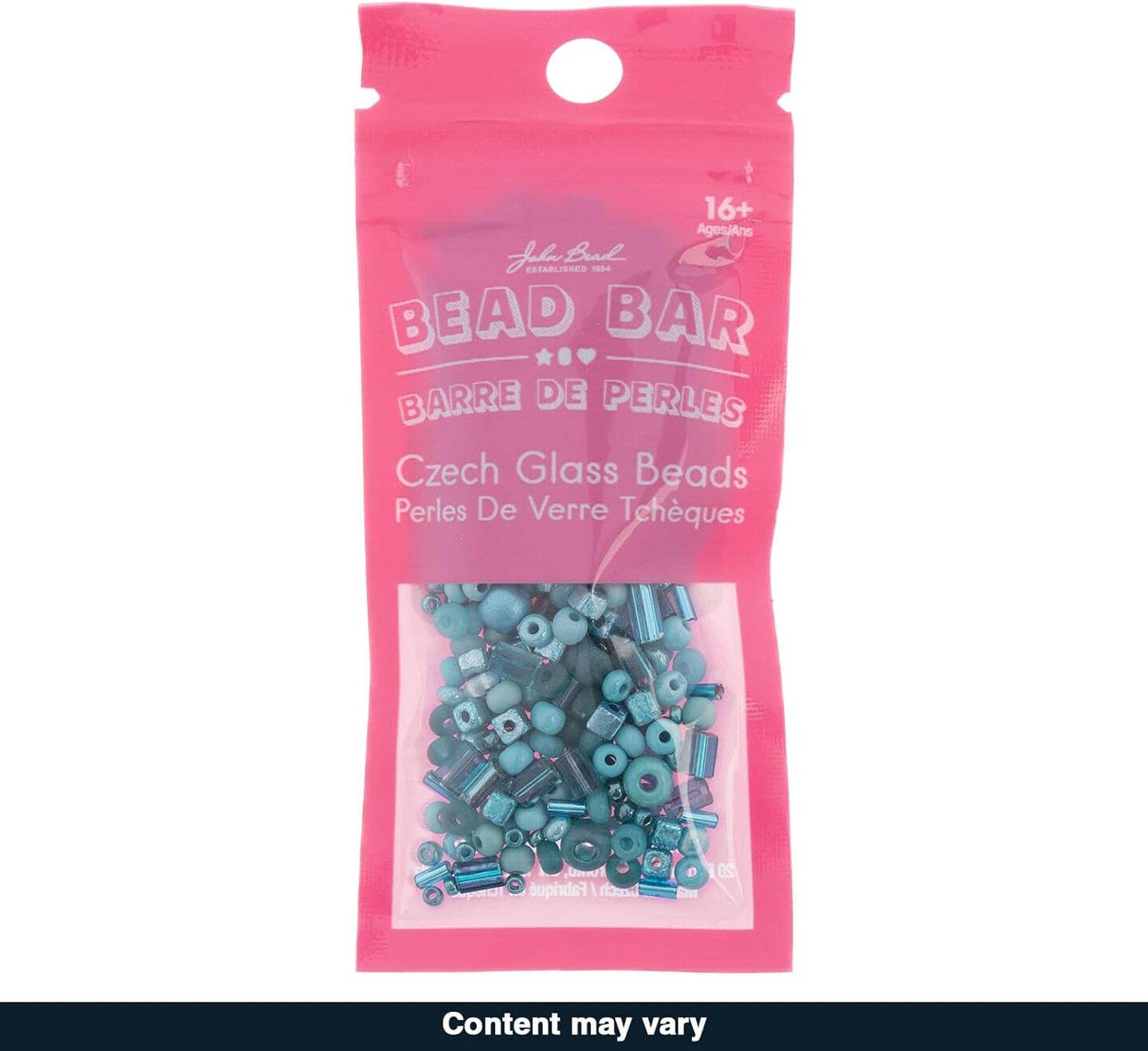 John Bead 20g Assorted Bead Bar Bag Mixed Czech Glass Seed Beads