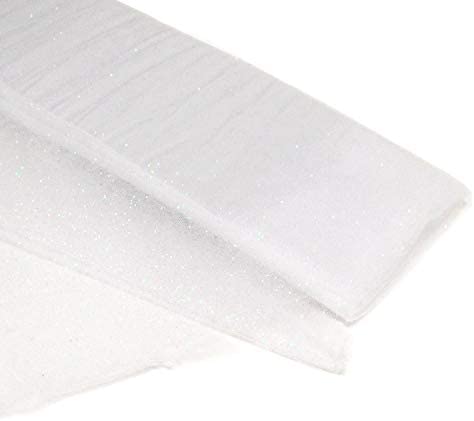 10 Yard Premium Glitter Tulle Fabric for Wedding Party Crafting and Decoration 54 Inch Width