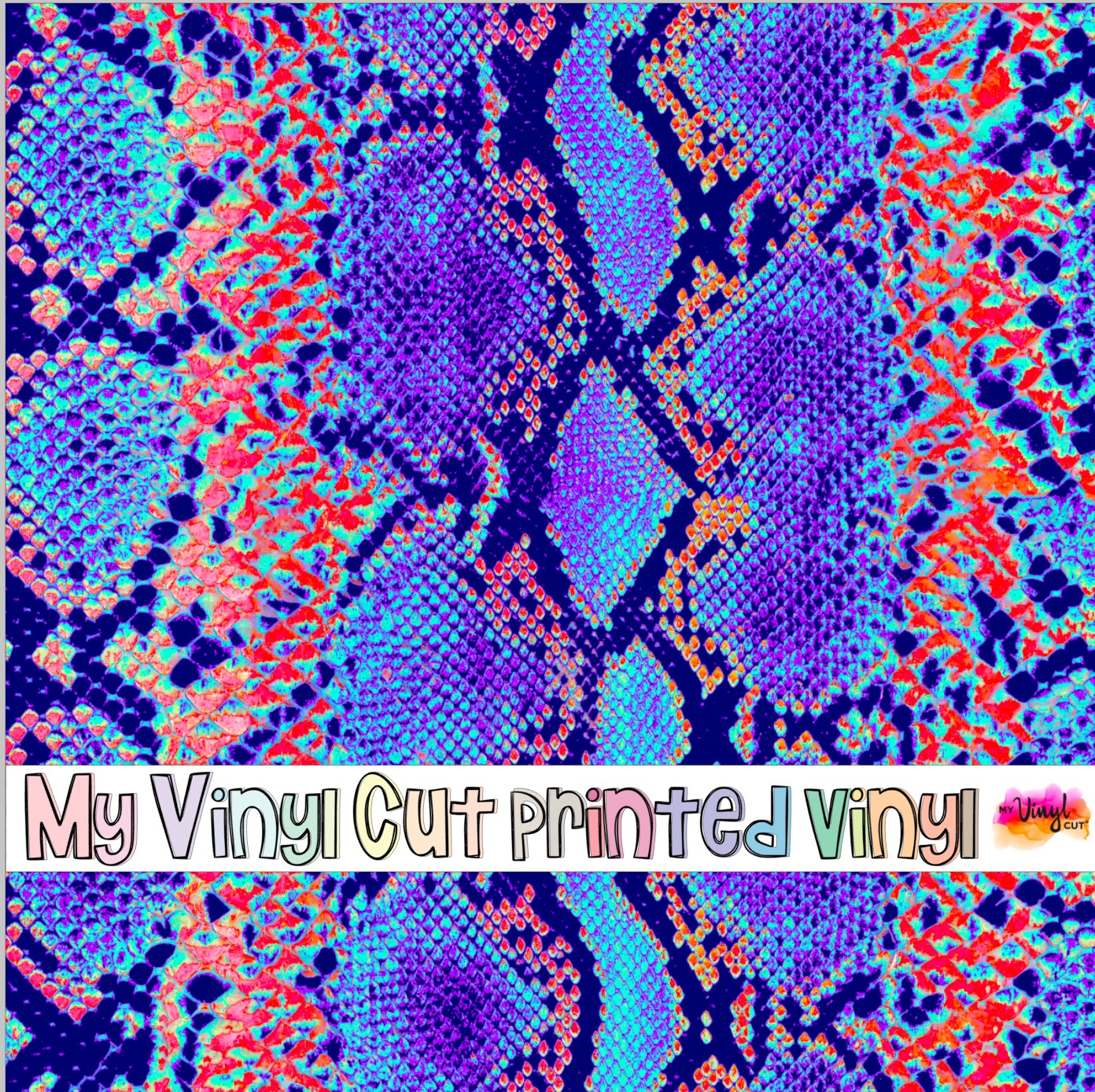 Craft Vinyl 9 x 12 inch Sheet of Printed Vinyl or HTV in the Colorful ...