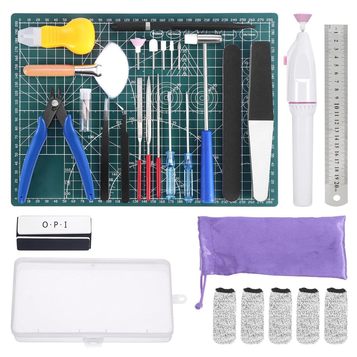 29PCS Gundam Model Tools Kit, Model Basic Tools Kit, Hobby Building Tools Kit for Gundam Basic Model Assembling, Building and Repairing