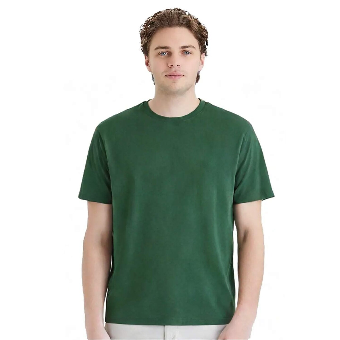 Hanes Unisex Classic Fit Crewneck Cotton T Shirt For Everyday Casual Tee