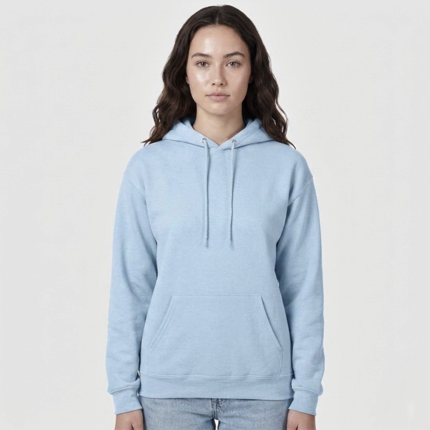Hanes Unisex Eco Friendly Midweight Pouch Pocket Hooded Sweatshirt For Layering Outfits