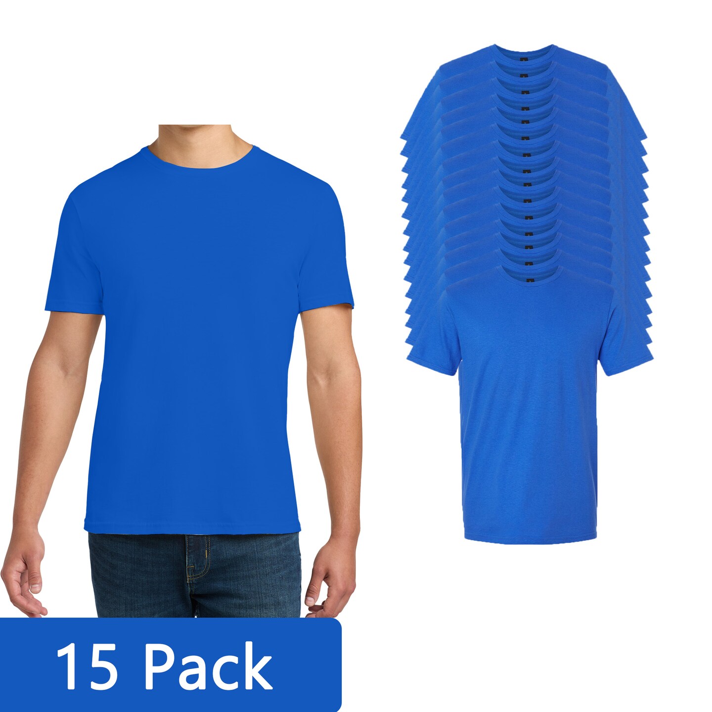 Gildan Men’s Softstyle Cotton T-Shirt, Lightweight Blank Tee for DIY Crafts & Custom Printing, Royal