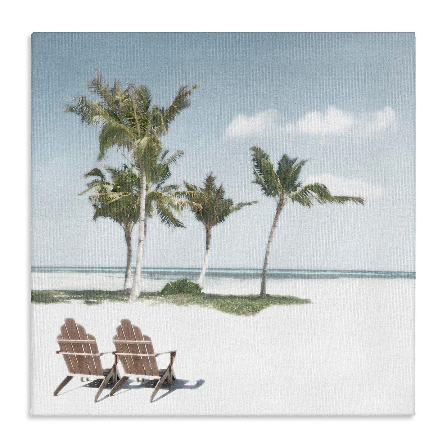 Stupell Industries Sea Breeze Beach Scene  Canvas Wall Art, design by Noah Bay