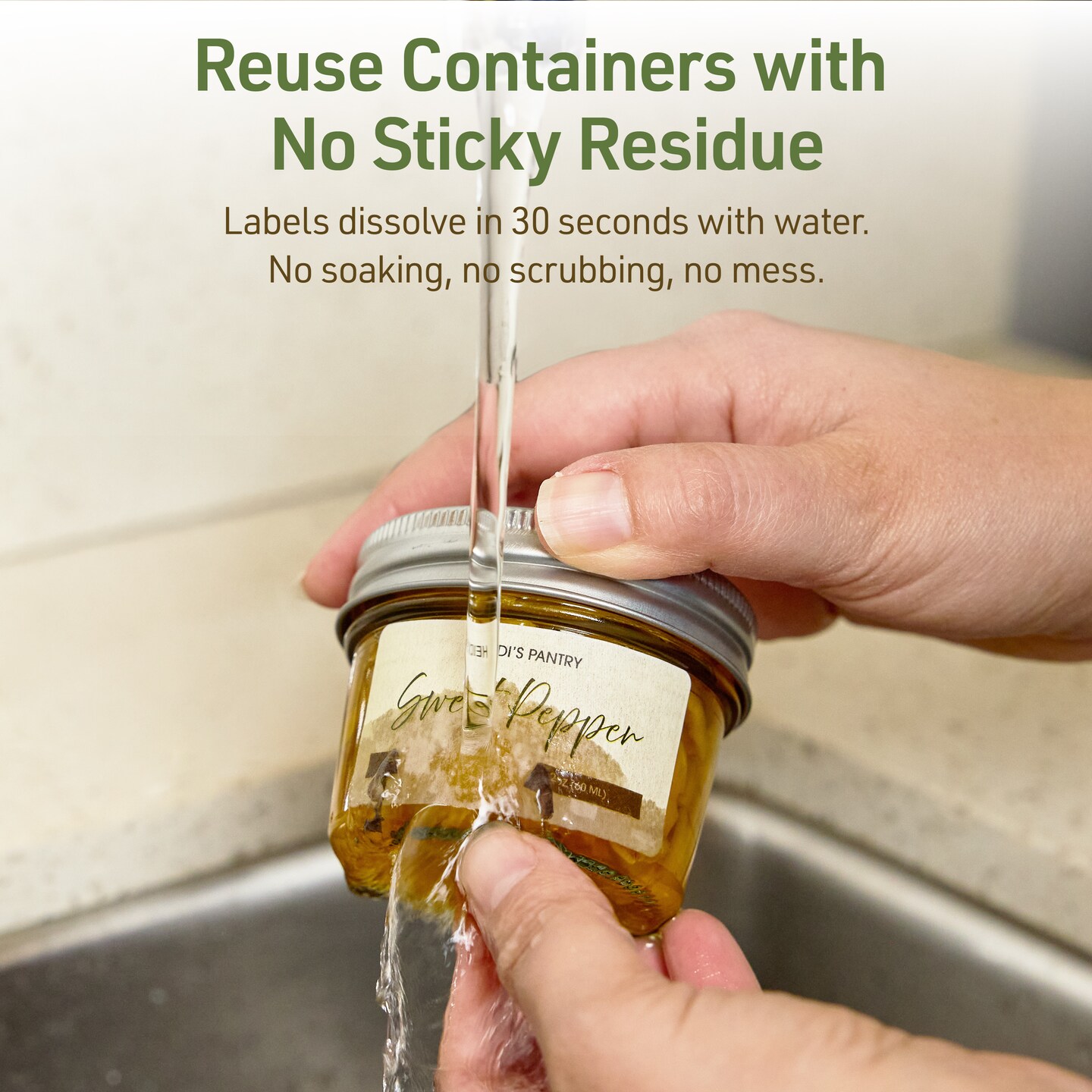 Avery Dissolvable Labels, 1-13/16" x 2-3/16" Rectangle