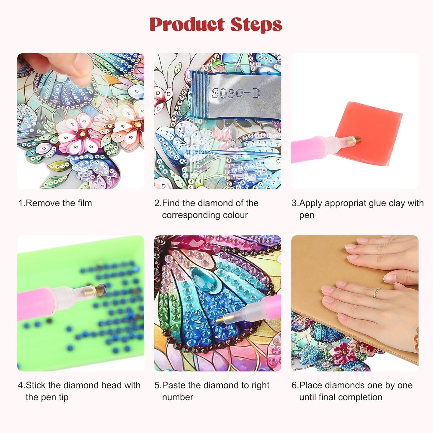 Christmas Bird Hanging Diamond Painting Kit
