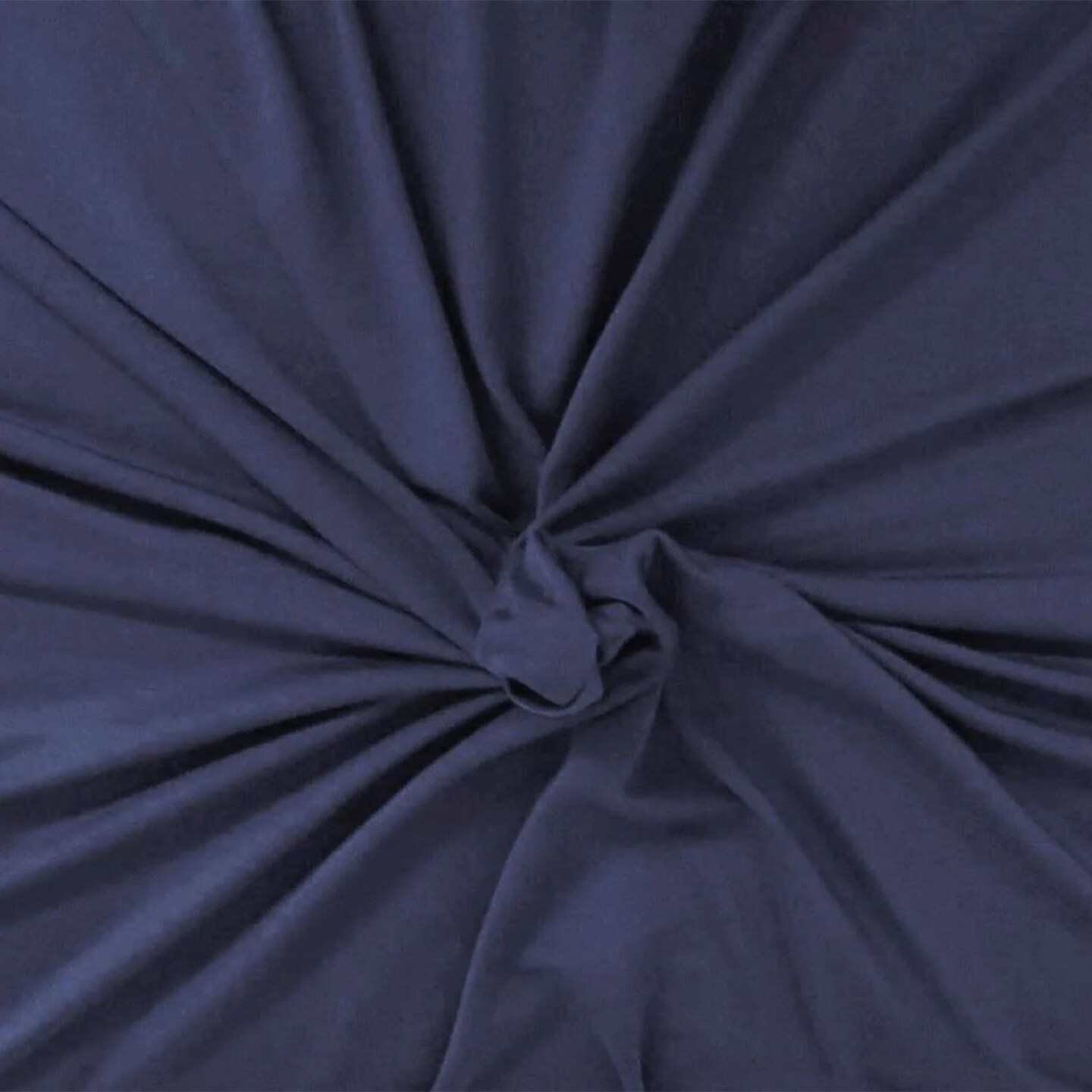 1 Yard Denim Blue Modal Rayon Spandex Jersey Knit Fabric Stretch Drape Apparel Textile