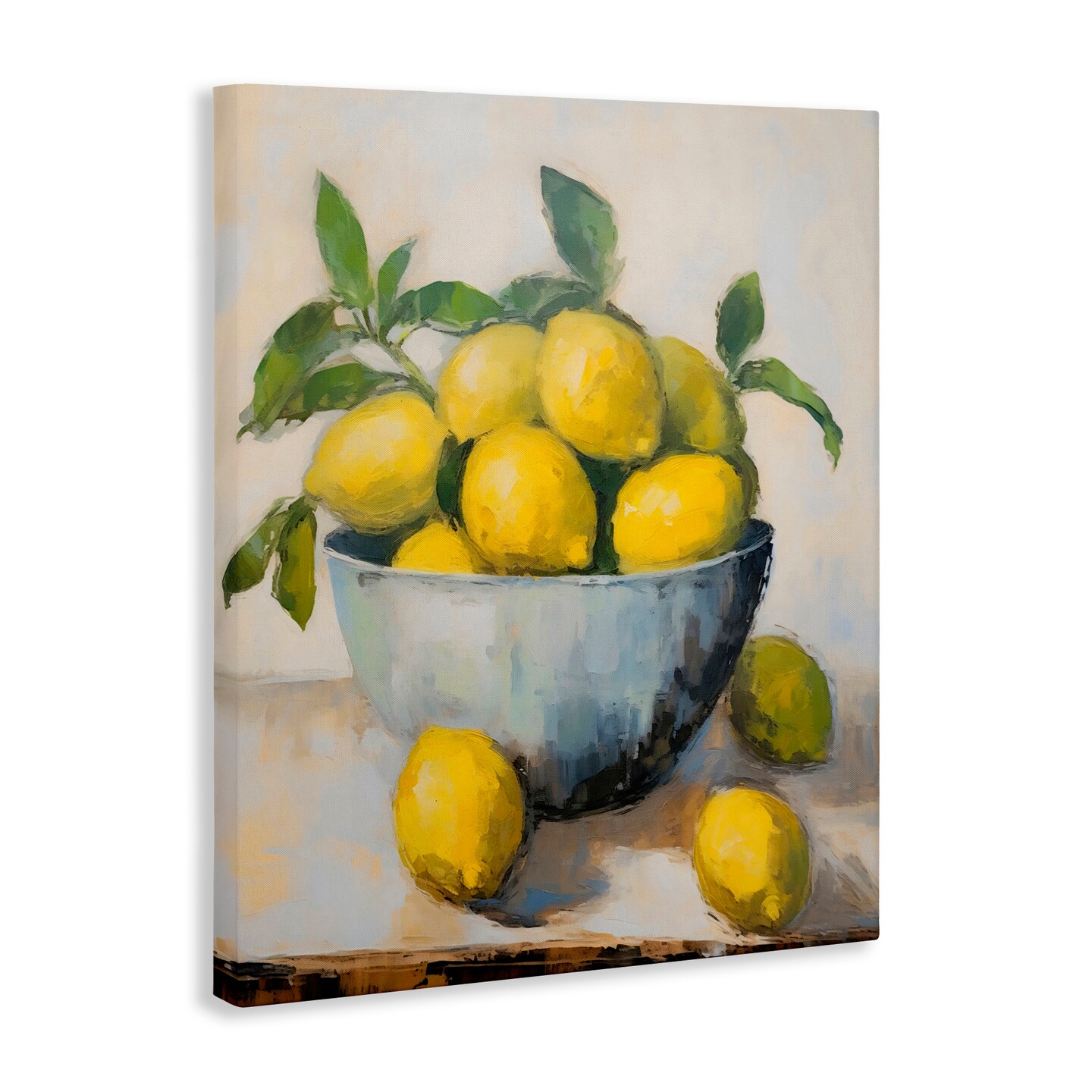 Stupell Industries Lemon Still Life Bowl Canvas Wall Art, design by Creative Studio