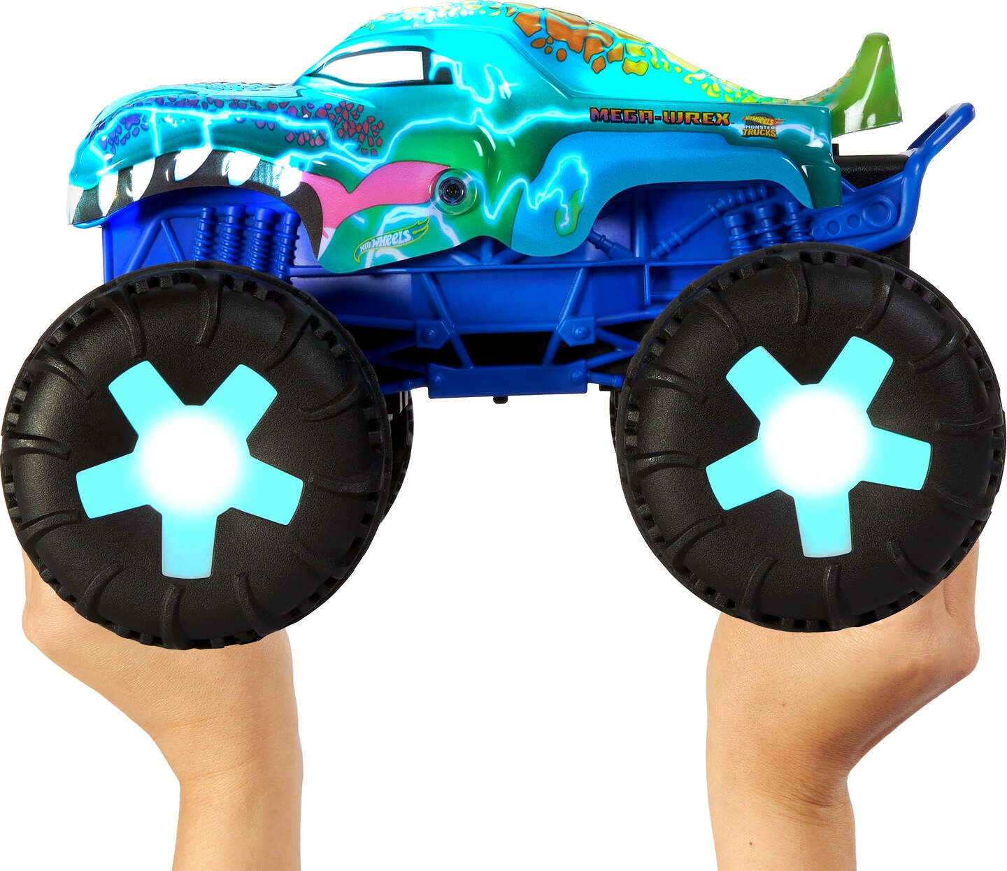 Mattel - Hot Wheels Monster Trucks 1:15 Scale Mega-Wrex Alive R/C Vehicle  [COLLECTABLES] Toy Car