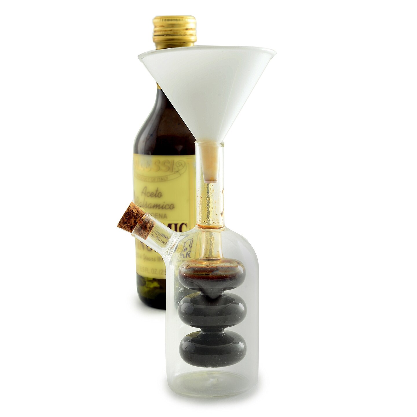 Norpro Durable Plastic Funnels, 2.5&#x22; to 4&#x22; Wide Mouth, Set of 3,  White