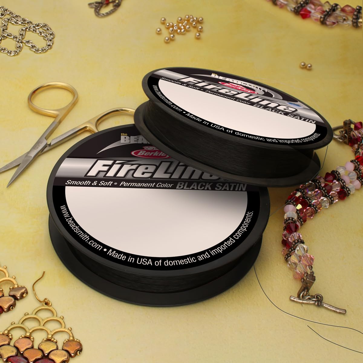 The Beadsmith Fireline by Berkley – Micro-Fused Braided Thread