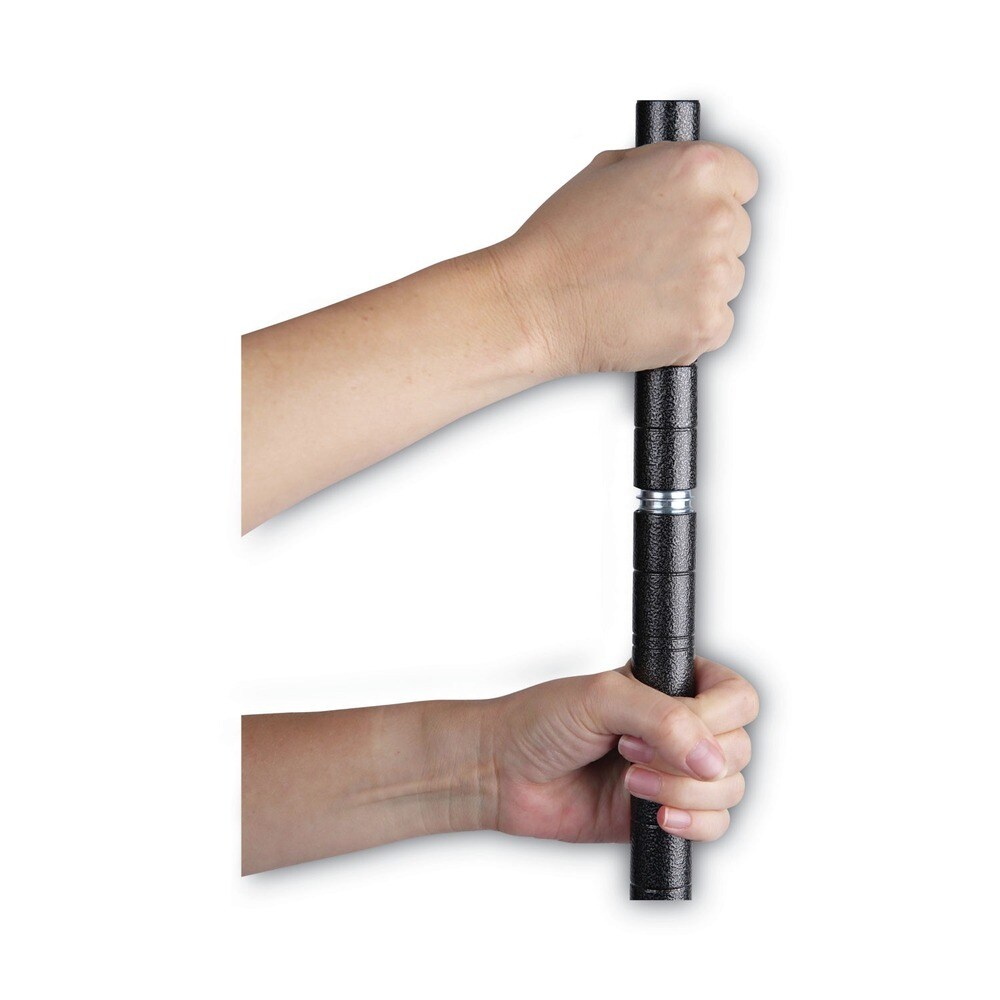 Alera NSF Certified 6-Shelf 48 in. x 18 in. x 72 in. Wire Shelving Kit - Black Anthracite