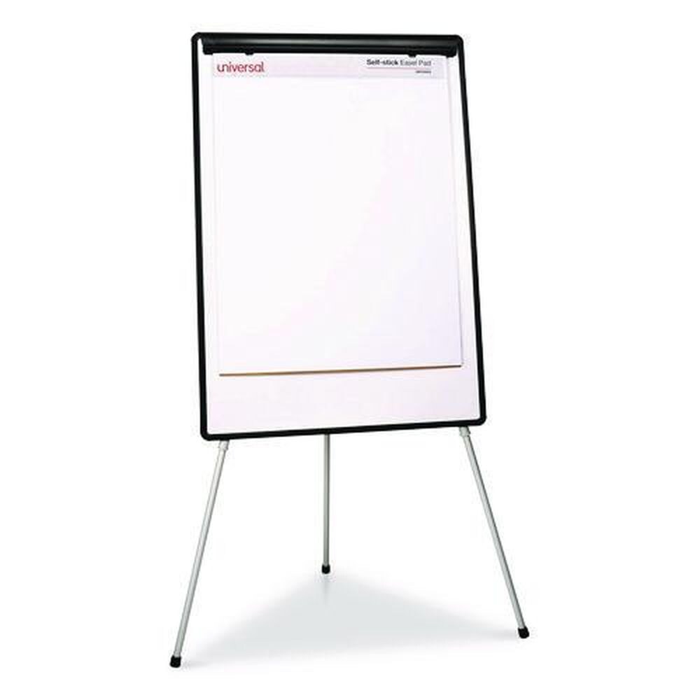Universal 25 in. x 30 in. Unruled Self-Stick Easel Pad - White (2/Carton)